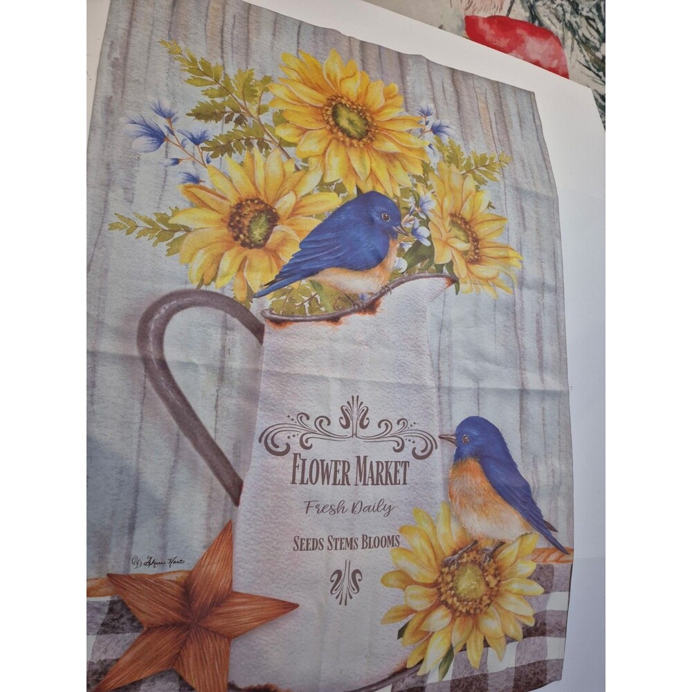 Flower Market 28x40 Garden Flag